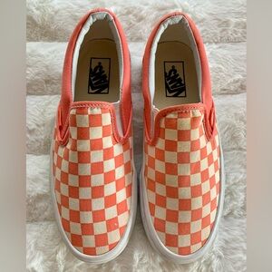 Peaches n’ Cream Checkered Vans
